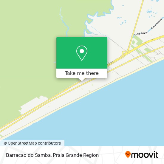 Barracao do Samba map