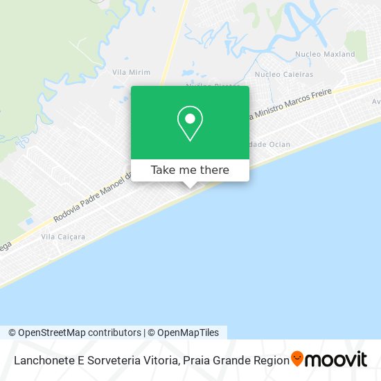 Lanchonete E Sorveteria Vitoria map