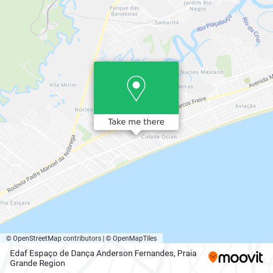 Edaf Espaço de Dança Anderson Fernandes map