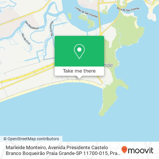 Marleide Monteiro, Avenida Presidente Castelo Branco Boqueirão Praia Grande-SP 11700-015 map