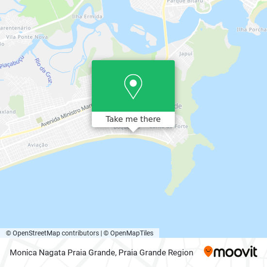 Mapa Monica Nagata Praia Grande