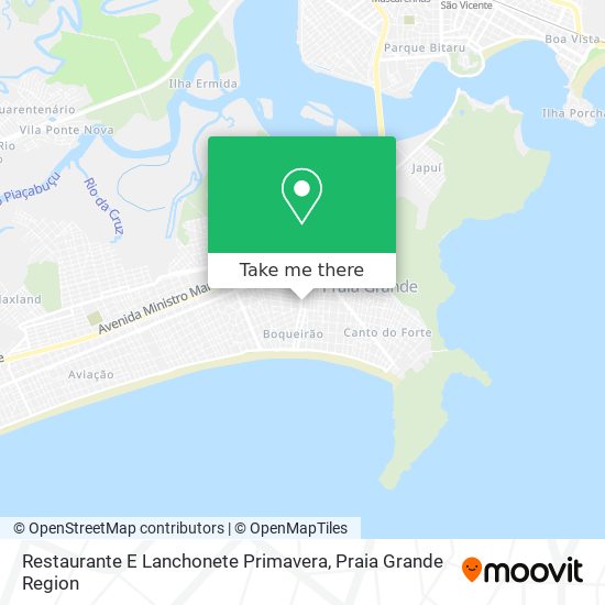 Restaurante E Lanchonete Primavera map