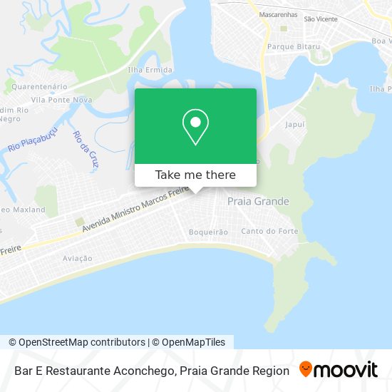 Bar E Restaurante Aconchego map