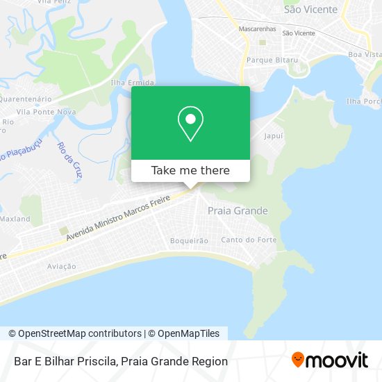 Mapa Bar E Bilhar Priscila