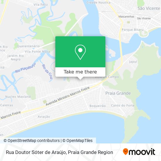 Rua Doutor Sóter de Araújo map
