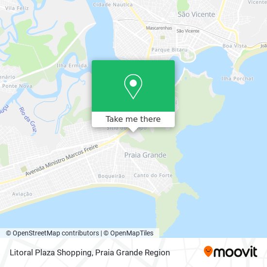 Mapa Litoral Plaza Shopping