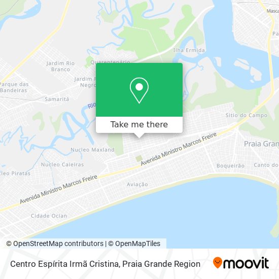 Centro Espírita Irmã Cristina map