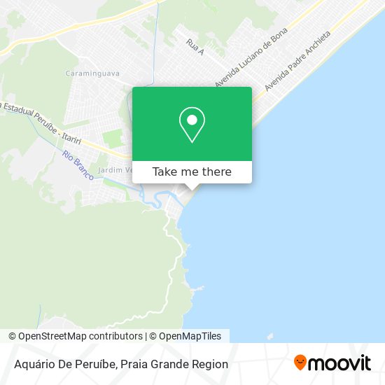 Aquário De Peruíbe map