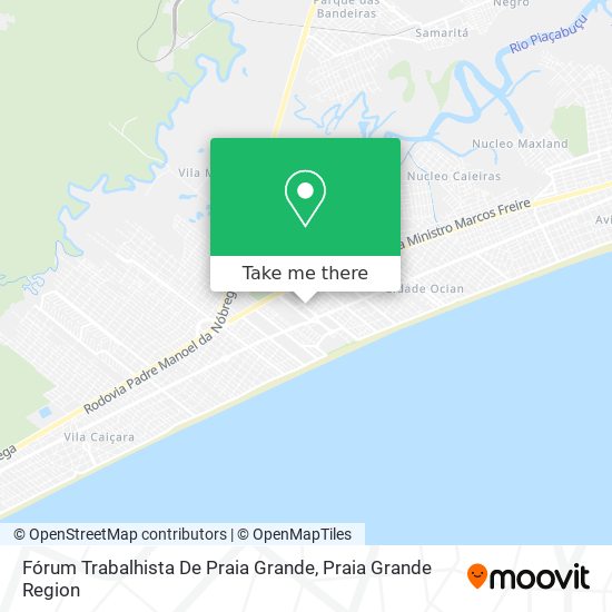 Fórum Trabalhista De Praia Grande map