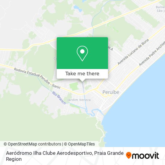 Aeródromo Ilha Clube Aerodesportivo map