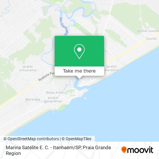 Marina Satélite E. C. - Itanhaém / SP map