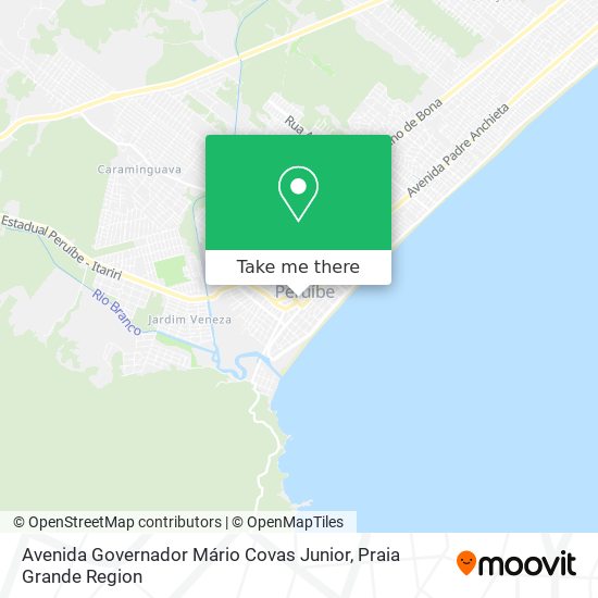 Avenida Governador Mário Covas Junior map