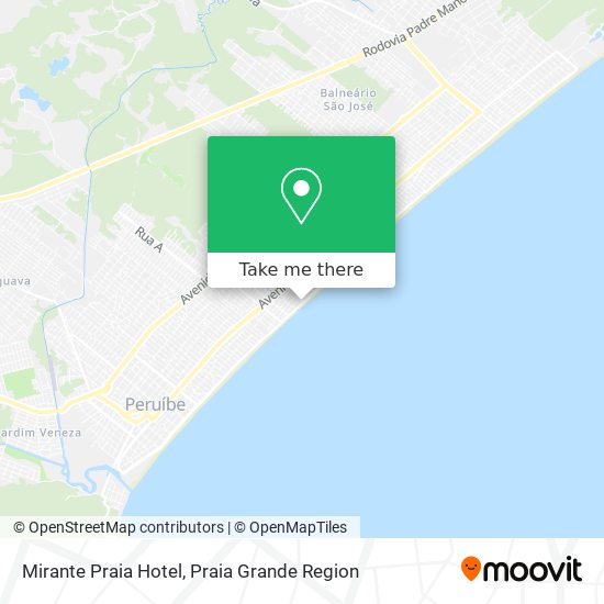 Mirante Praia Hotel map