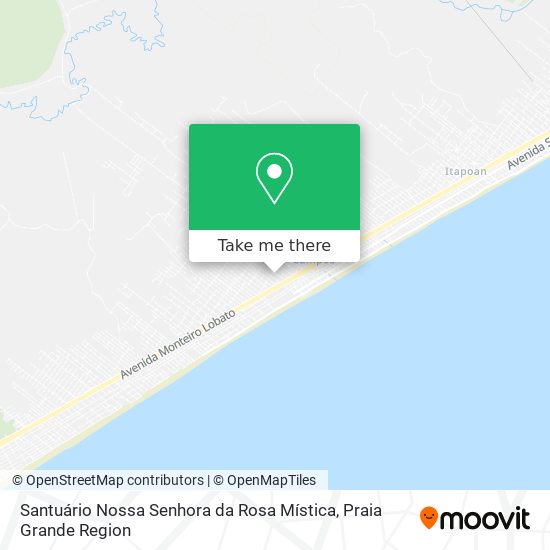 Santuário Nossa Senhora da Rosa Mística map