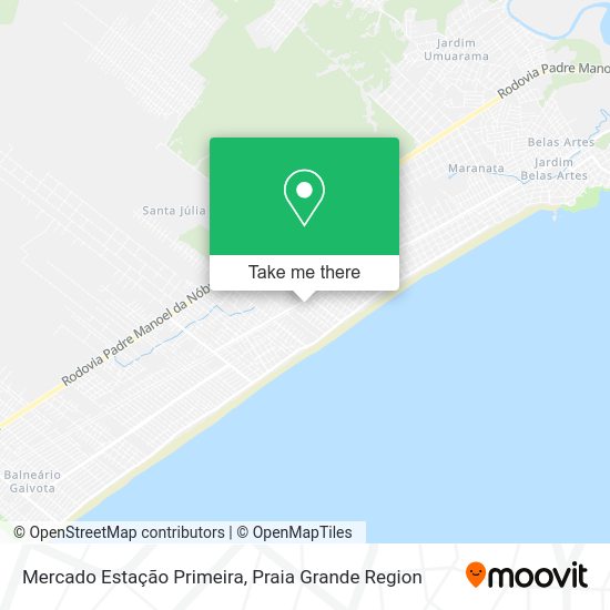 Mercado Estação Primeira map