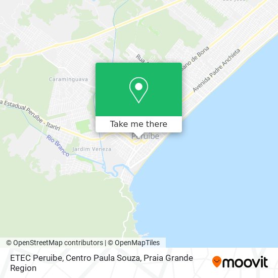 ETEC Peruibe, Centro Paula Souza map