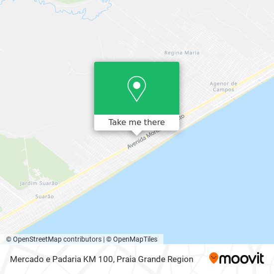 Mercado e Padaria KM 100 map
