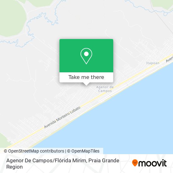 Agenor De Campos/Flórida Mirim map