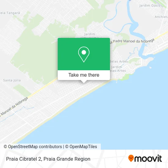 Praia Cibratel 2 map