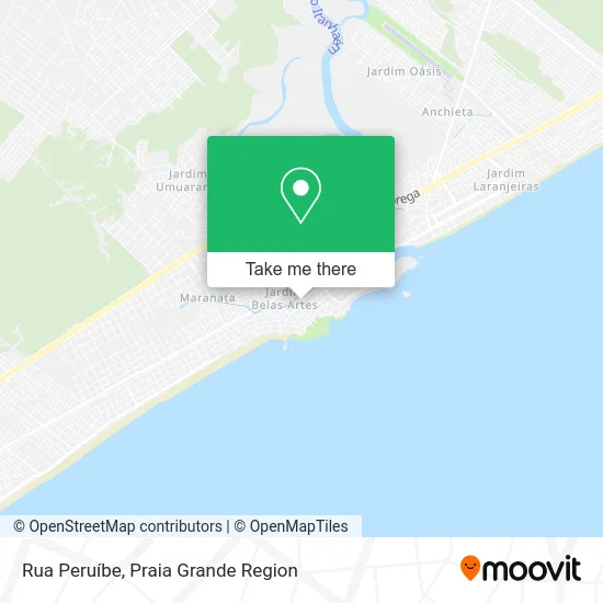 Rua Peruíbe map