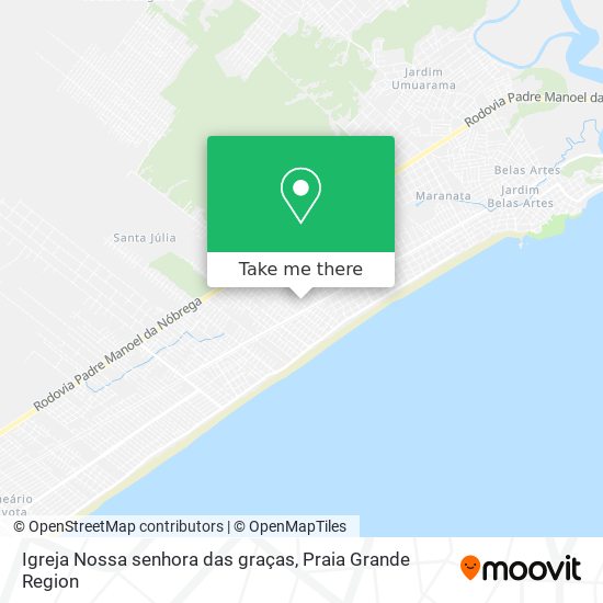 Igreja Nossa senhora das graças map