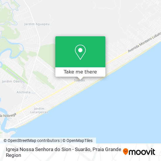Igreja Nossa Senhora do Sion - Suarão map