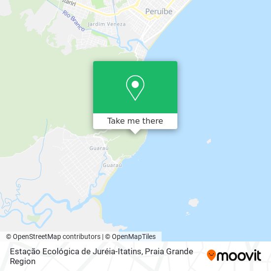 Estação Ecológica de Juréia-Itatins map