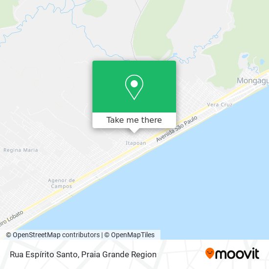 Rua Espírito Santo map