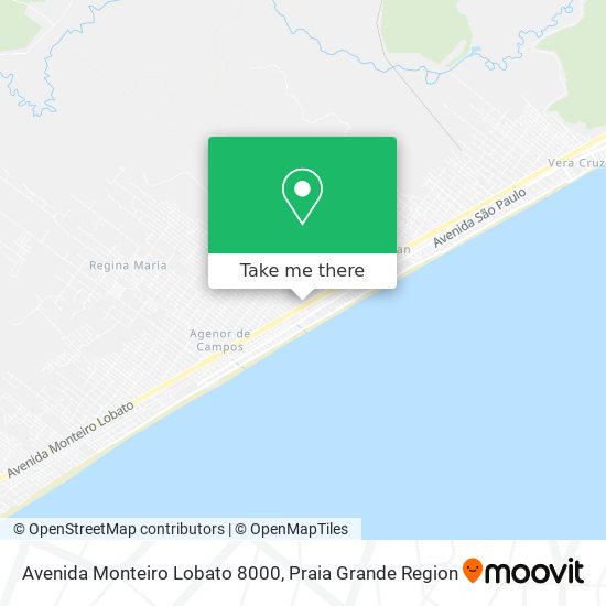 Avenida Monteiro Lobato 8000 map