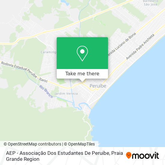 AEP - Associação Dos Estudantes De Peruibe map