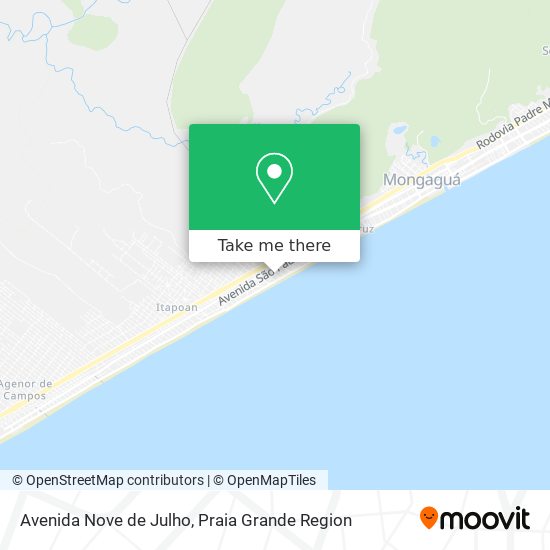 Avenida Nove de Julho map