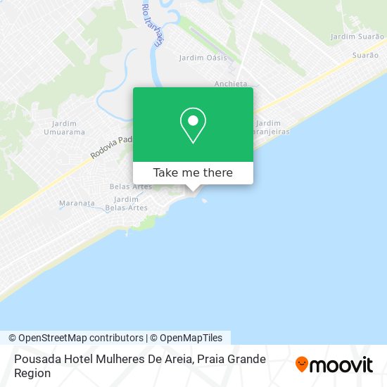 Pousada Hotel Mulheres De Areia map