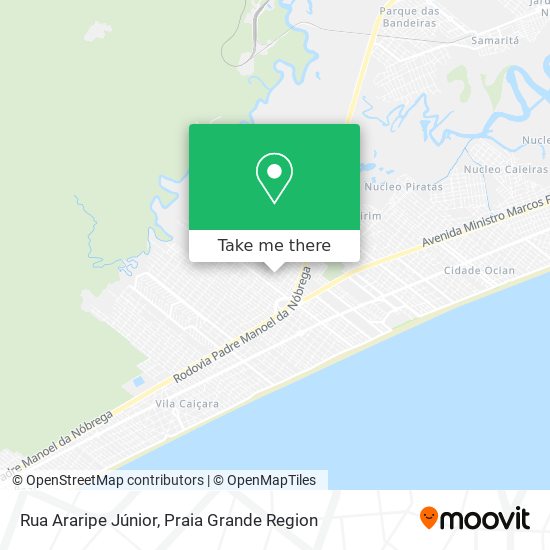 Rua Araripe Júnior map