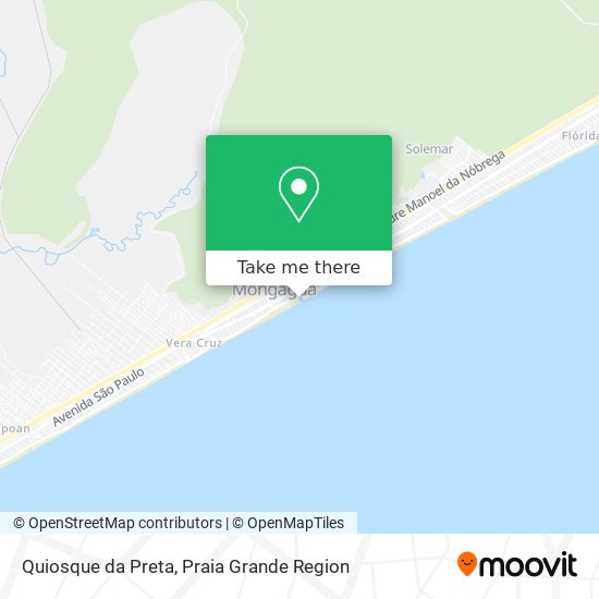 Quiosque da Preta map