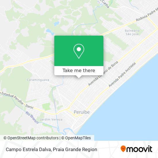 Campo Estrela Dalva map