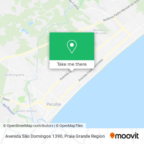 Avenida São Domingos 1390 map
