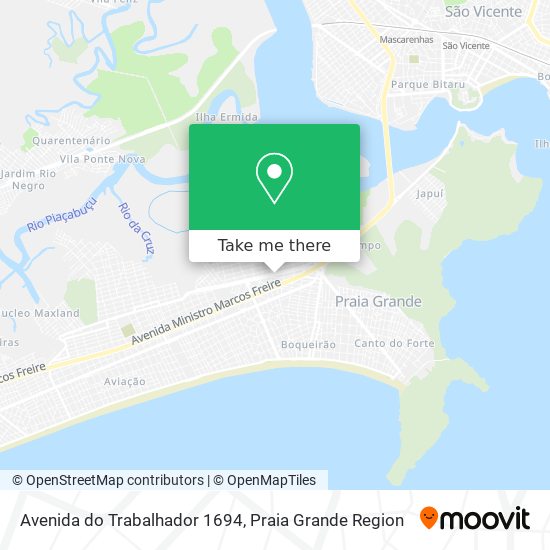 Avenida do Trabalhador 1694 map