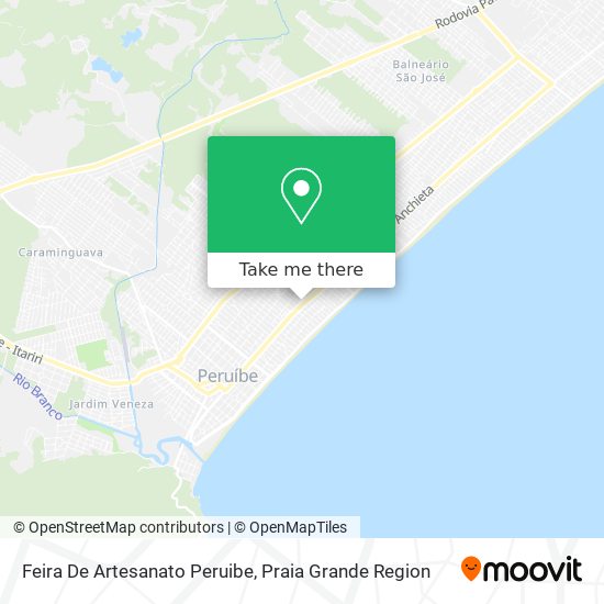 Feira De Artesanato Peruibe map