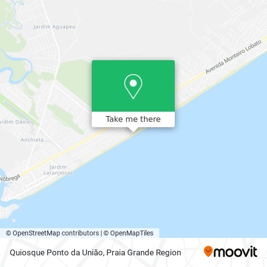 Quiosque Ponto da União map