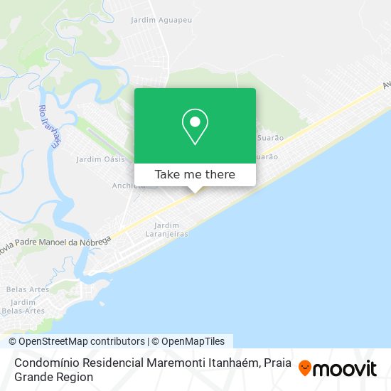 Condomínio Residencial Maremonti Itanhaém map