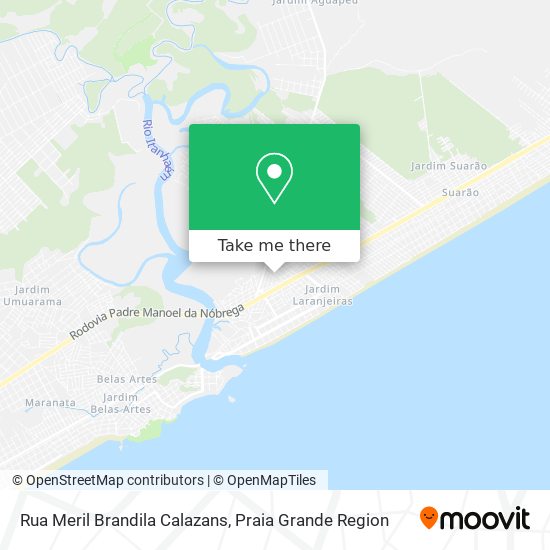 Rua Meril Brandila Calazans map