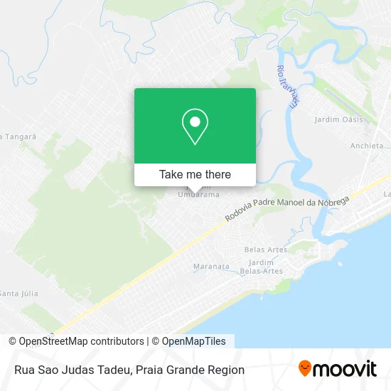 Rua Sao Judas Tadeu map