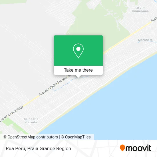 Rua Peru map