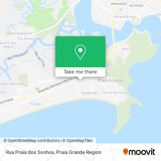 Rua Praia dos Sonhos map