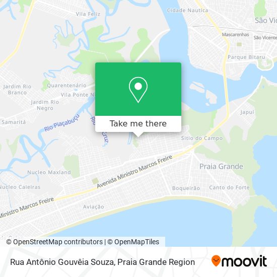 Rua Antônio Gouvêia Souza map