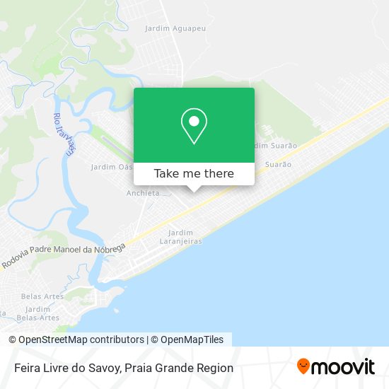 Feira Livre do Savoy map