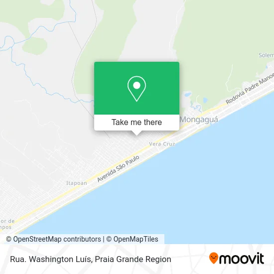 Rua. Washington Luís map