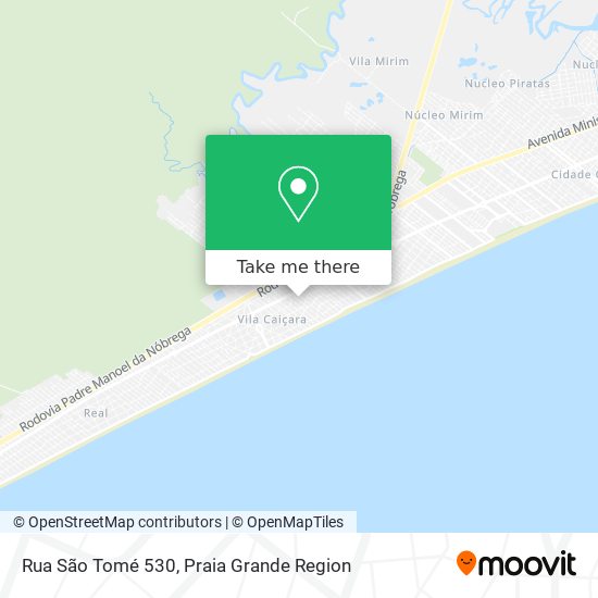Rua São Tomé 530 map