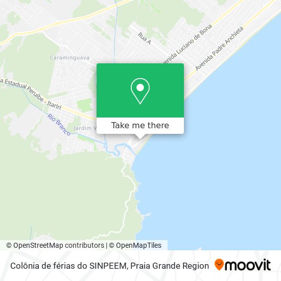 Colônia de férias do SINPEEM map