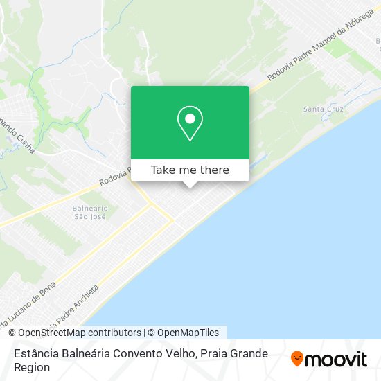 Estância Balneária Convento Velho map